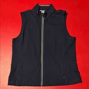 Talbots Navy Sleeveless Vest